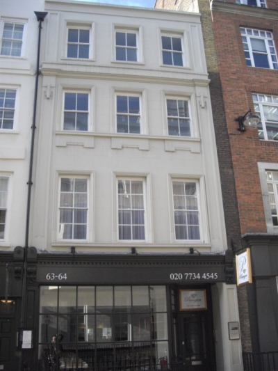 63-64 Frith Street 2015 - used to house al camino pizzeria.jpg. Click on the picture to enlarge